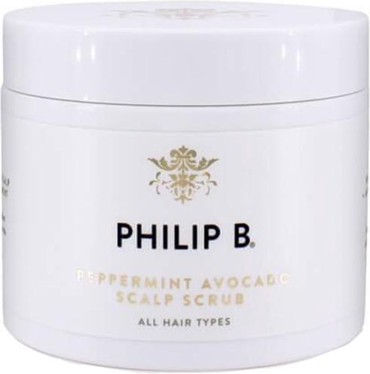 Philip B Peppermint Avocado Scalp Scrub 236 ml - vrouwen - Voor Gevoelige hoofdhuid/Vet haar