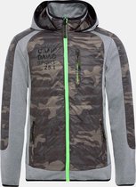 Camp David softshell Jas, camouflage met inzetstukken en allover print uit de Sport collectie