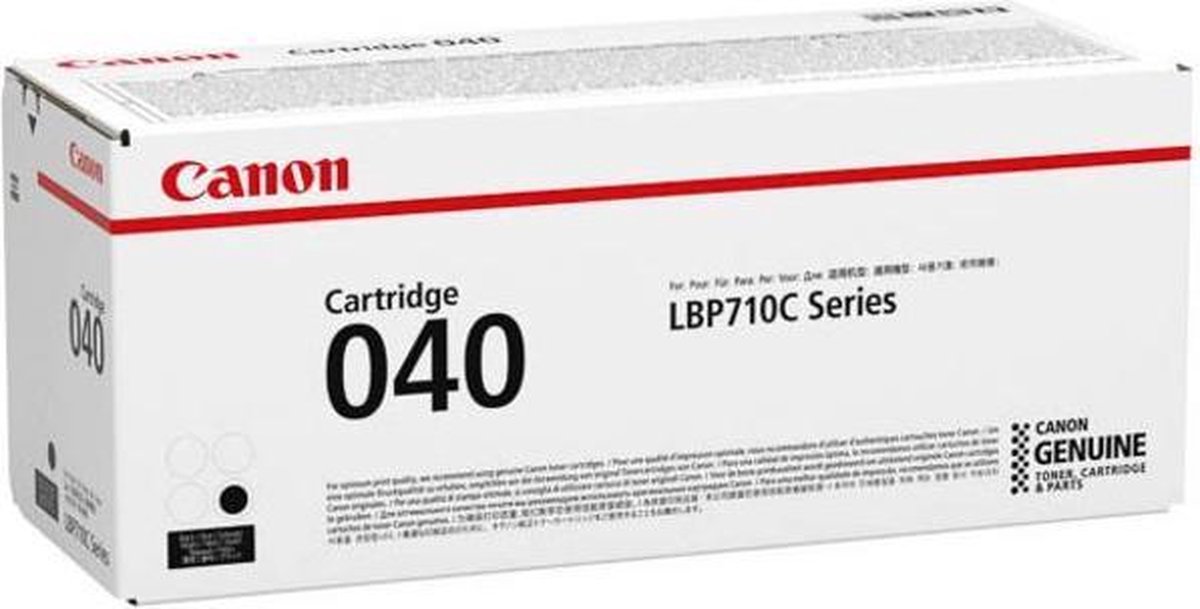 CANON 040BK toner black standard capacity yield 6.300