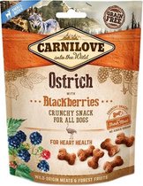 Carnilove crunchy snack struisvogel / zwarte bes - 200 gr - 1 stuks
