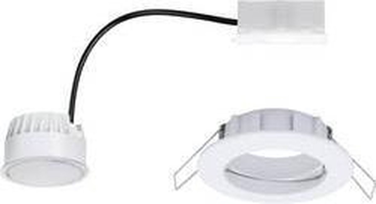 Paulmann 93973 Coin LED-inbouwlamp voor badkamer 6.8 W Warmwit Wit (mat)