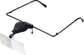TOOLCRAFT TO-5137812 Loepbril Met LED-verlichting Vergrotingsfactor: 1.5 x, 2.5 x, 3.5 x Lensgrootte: (l x b) 74 mm x 3