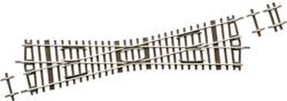 H0 Roco RocoLine (zonder ballastbed) 42497 Kruising 230 mm 1 stuk(s)