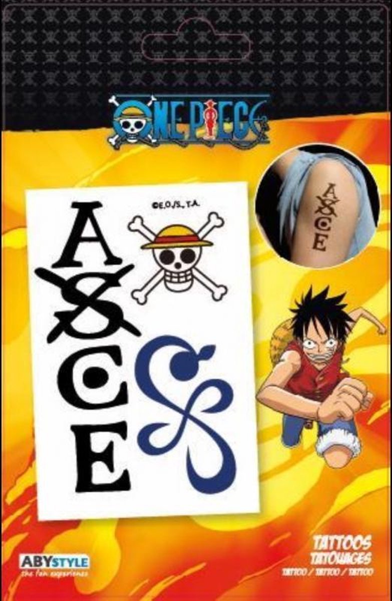 One Piece Tattoos 15x10cm X5 Bol Com