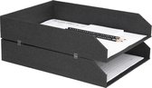 Bigso Box of Sweden  Brievenbak   - Zwart - Stapelbaar