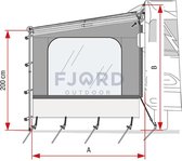 Fiamma Side W Pro zijpaneel voor F35 caravandeur