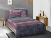 Irisette Mako-Satin Dekbedovertrek Capri 8144  Pink 1 persoons 140x200 + 1 kussensloop 90x70