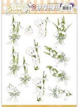 3D Pushout - Precious Marieke - Early Spring - Early Snowdrops