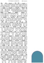Sticker Charm ABC - Mirror Turquoise