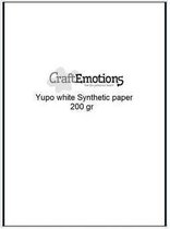 CraftEmotions Synthetisch papier - Yupo wit 50 vl A4 - FEB 200 gr