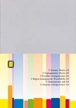 Transparante sheets A3  1Pak/ 5 Vel