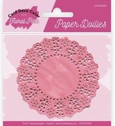 Papieren taartkleedjes - Floral Pink van Card Deco Color