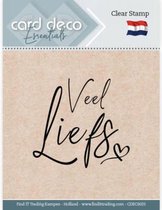 Card Deco Essentials - Clear Stamps - Veel Liefs