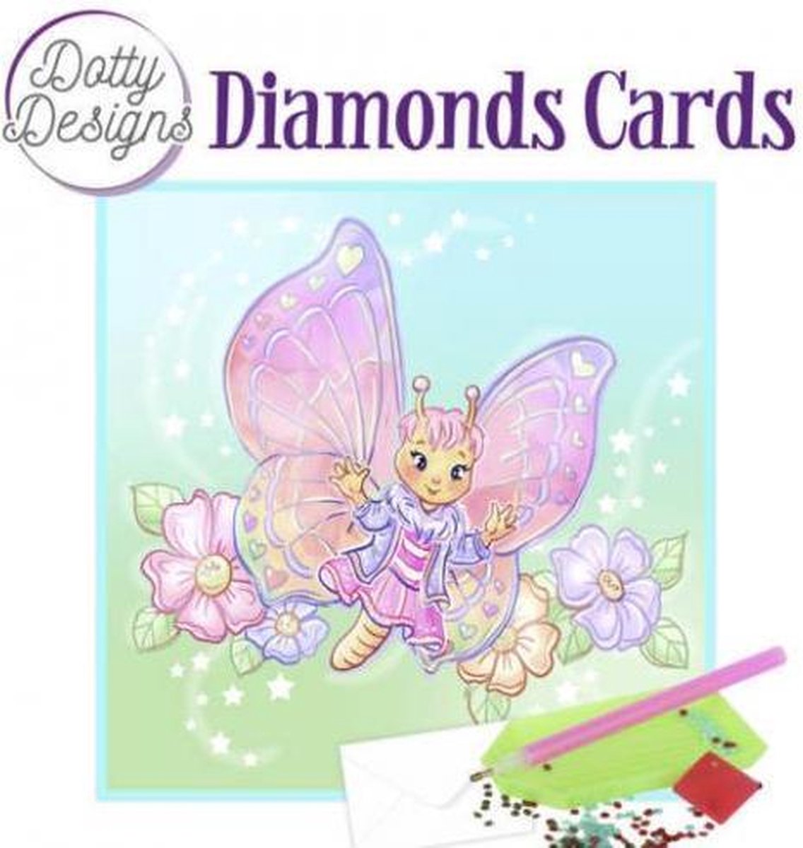 Butterfly - Diamond Cards by Dotty Designs