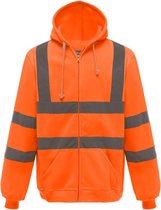 Yoko RWS vest met rits 3XL Oranje