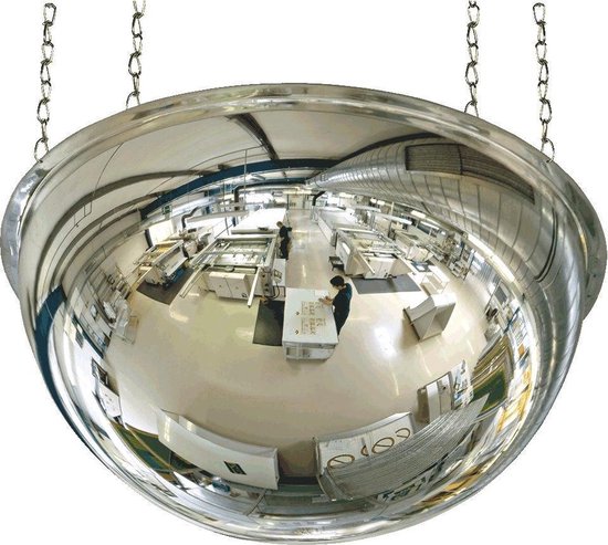 Bolspiegel 360 graden kijkhoek - acrylglas Ø 800 mm x 300 mm
