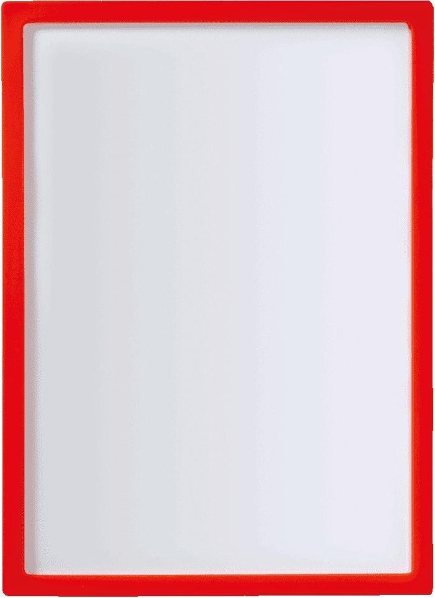 Uithanglijst, kunststof, A4-formaat, 307x223x24 mm Rood