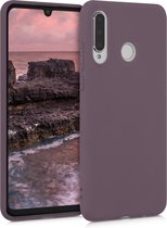 kwmobile telefoonhoesje geschikt voor Huawei P30 Lite - Hoesje voor smartphone - Back cover in druivenblauw