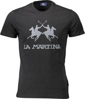 La Martina T-shirt Zwart 2XL Heren