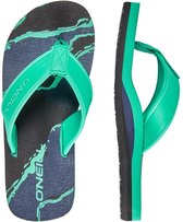 O'Neill Slippers Fb arch print slippers - Blauw Groen - 33