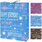 Geschenktas birthday pak a 12 stuks