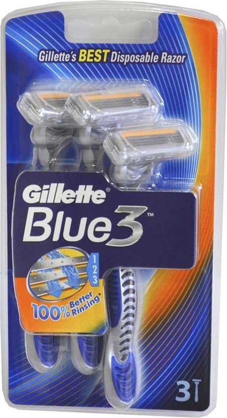 GILLETTE Blue3 sensitive rasoir jetable 3 lames lot de 8