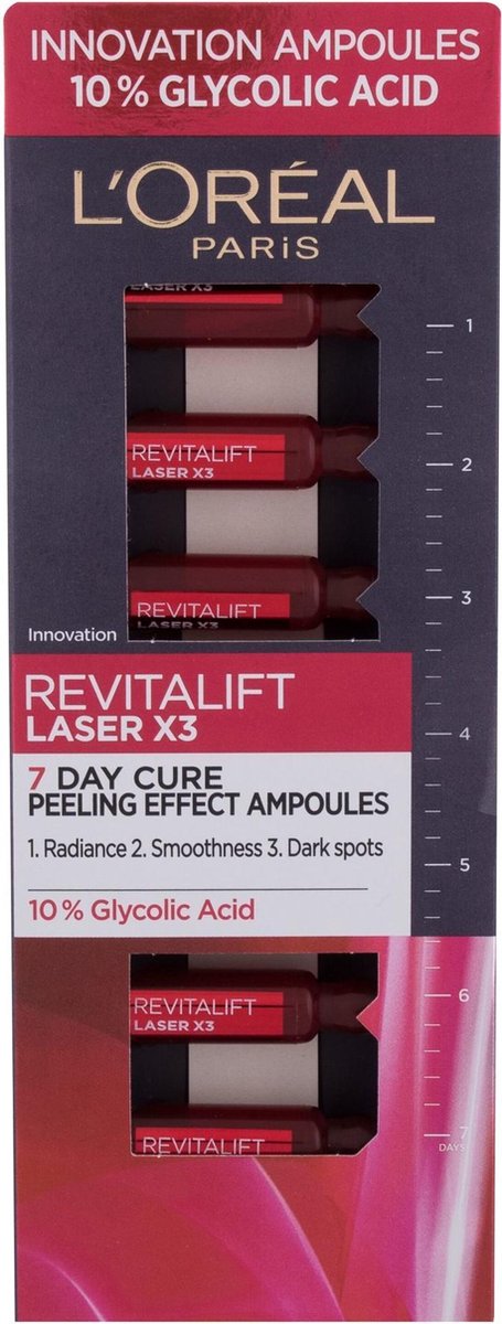 Revitalift Laser X3 7 Day Cure Peeling Effect Ampoules - 7 Day Treatment In Ampoules 1.3ml
