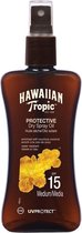 Hawaiian Tropic Zonneolie Protective Dry Spray SPF 15 200 ml