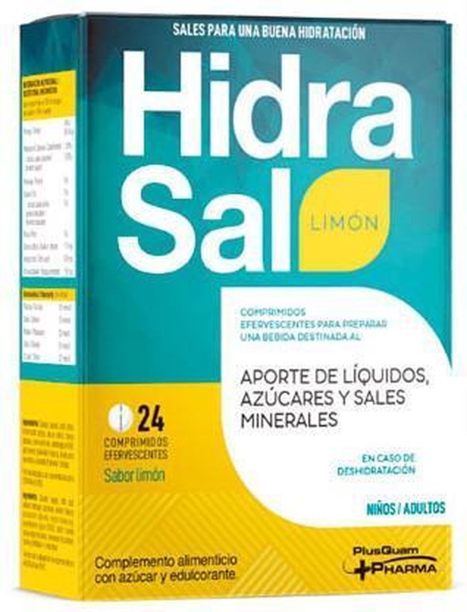 Goedkoopste Hidrasal Limon 24 Comprimidos Efervescentes Plusquam Pharma
