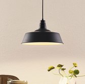 Lindby - hanglamp - 1licht - metaal - H: 19.5 cm - E27 - mat zwart