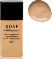 Kose Cell Radiance Spf15 Illuminating Skincare Liquid Foundation 201 Natural Beige