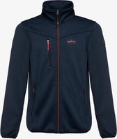 Kjelvik heren softshell jas waterafstotend - Blauw - Maat L - Winddicht - Ademend materiaal