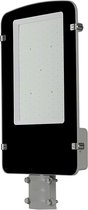 SAMSUNG - LED Straatlamp - Vorin Anno - 100W - Helder/Koud Wit 6400K - Waterdicht IP65 - Mat Zwart - Aluminium