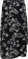 TwoDay dames rok met bloemenprint - Zwart - Maat S