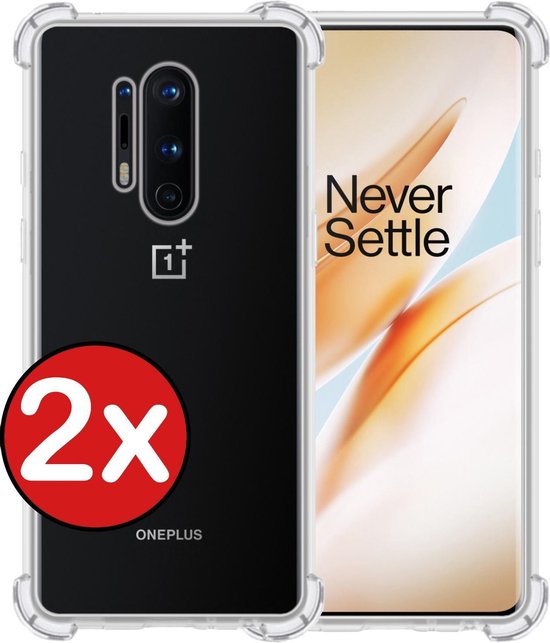 Hoesje Geschikt voor OnePlus 8 Pro Hoesje Siliconen Shock Proof