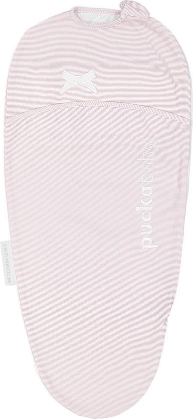Puckababy inbakerslaapzak Original Piep 0-3 maanden - Pink stripe
