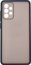 Shop4 - Samsung Galaxy A72 Hoesje - Bumper Back Case Blauw