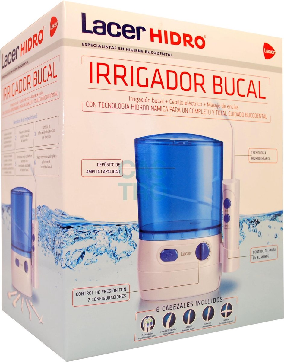 Lacer Hidro Irrigador Bucal #blanco 1 U