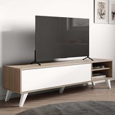 TemaHome- TV Meubel Tv-meubel Kim - 165cm - Wit; Bruin