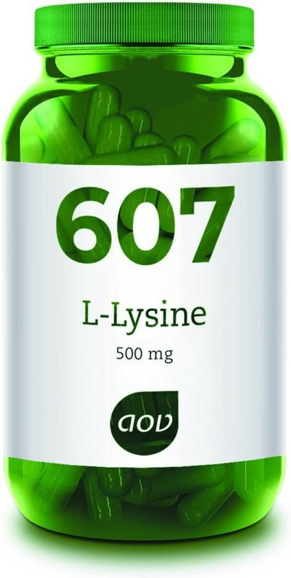 AOV 607 L-Lysine (500 mg) -  90 vegacaps - Aminozuren - Voedingssupplementen