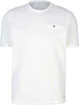 Tom Tailor Korte mouw T-shirt - 1025430 Wolwitecru (Maat: XL)