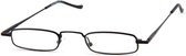 Extra platte leesbril INY David G9600-Zwart-+2.00