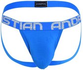 Andrew Christian Almost Naked Bamboo Jock Blauw - MAAT S - Heren Ondergoed - Jockstrap voor Man - Mannen Jock