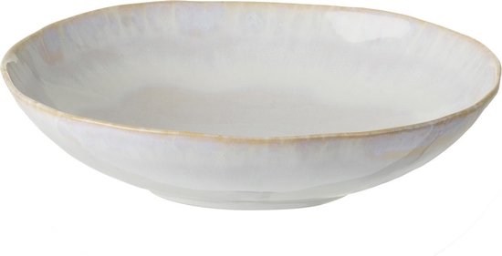 van mening zijn weduwnaar Betekenis Costa Nova - servies - pasta bord wit - aardewerk - set van 4 - 23 cm rond  | bol.com