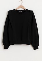 Sissy-Boy - Zwarte sweater met schouder details