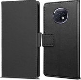 Cazy Xiaomi Redmi Note 9T hoesje - Book Wallet Case - zwart