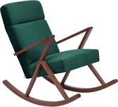 Sternzeit-design - Schommelstoel Retrostar lounge - velvet bos groen