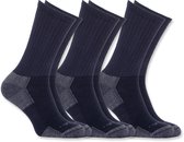 Carhartt All-Season Cotton Sock 3-Pair Navy Heren Sokken