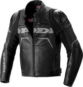 Spidi Evorider 2 Black Leather Motorcycle Jacket 50