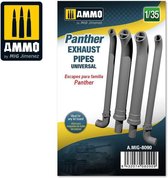 1:35 AMMO MIG 8090 Panther Exhaust Pipes - Universal Resin onderdeel